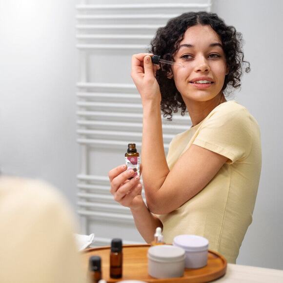 Rosewood Essential Oil in Amber Bottle - Picture 4 of 10